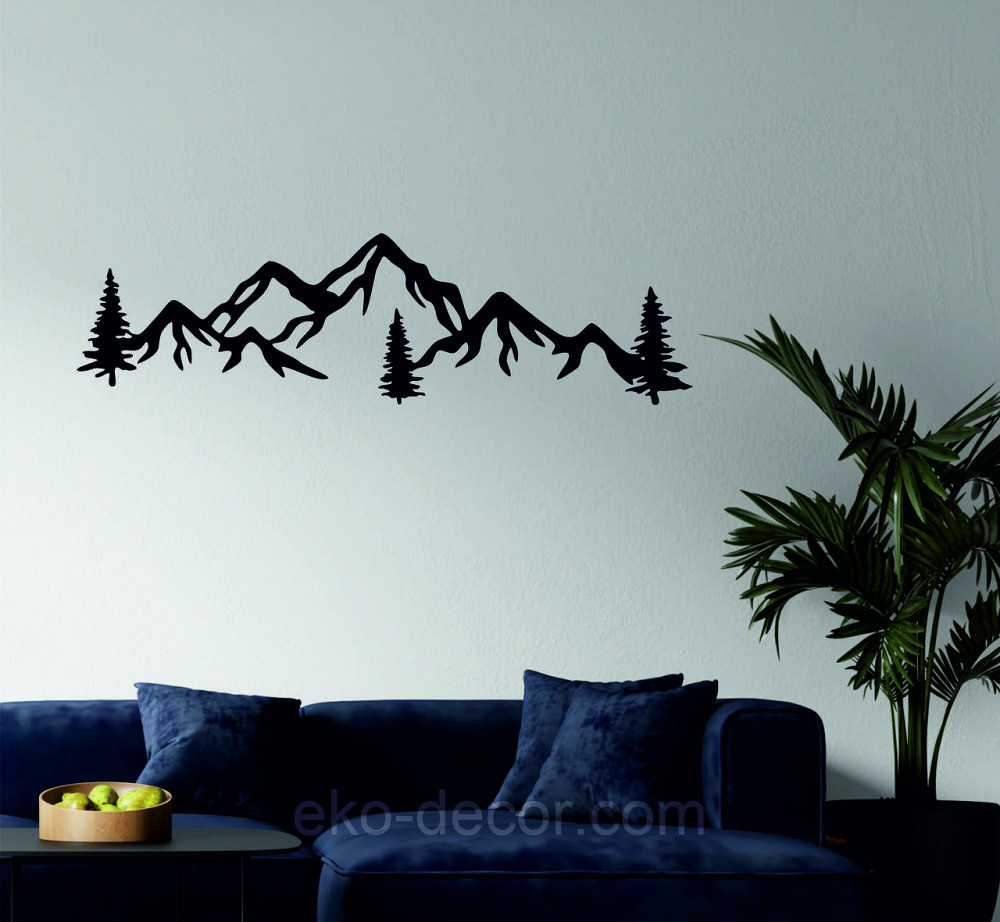 Декоративне настінне Панно «Гори», Декор на стіну Київ - фото 3