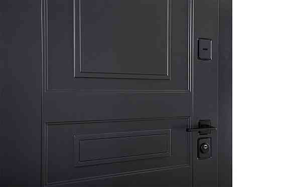 Вхідні двері з терморозривом Abwehr Cottage Scandi 498 RAL 7021 + Вулична плівка Vinorit Біла 860*2050 мм Київ