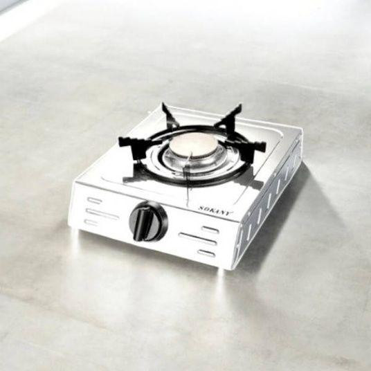 Газова настільна плита Sokany SK-07023, 1 конфорка, потужність 2.2 кВт, сталевий корпус Одеса - фото 3