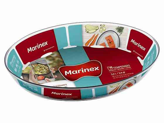 Форма д/запекания скл. овал. 3,2л 6662 ТМ MARINEX Киев