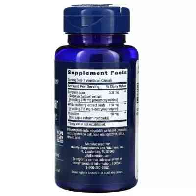 Трави Life Extension Потрійний захист від цукру, Tri Sugar Shield, 60 вегетаріанських до (LEX-18036) Вінниця