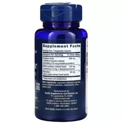 Трави Life Extension Потрійний захист від цукру, Tri Sugar Shield, 60 вегетаріанських до (LEX-18036) Вінниця - фото 2