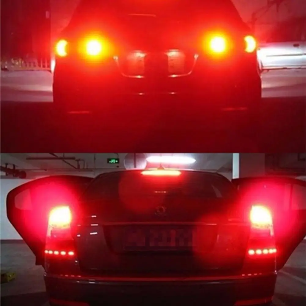 LED лампа 1156 BA15S P21W для авто з 33 SMD 5630 червоного світіння в стоп-сигнал і габаритні вогні Київ - фото 4