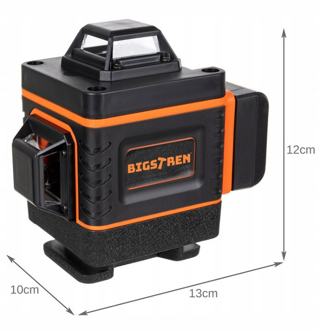 Лазерные уровень 360° 16-строчный на 3 лазерных окна Bigstren (18763) Аккумулятор 150 мАч Нововолынск - изображение 10