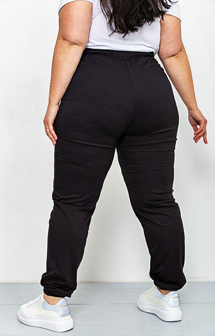 Женские зимние спортивные штаны Черный XL Харьков - изображение 3