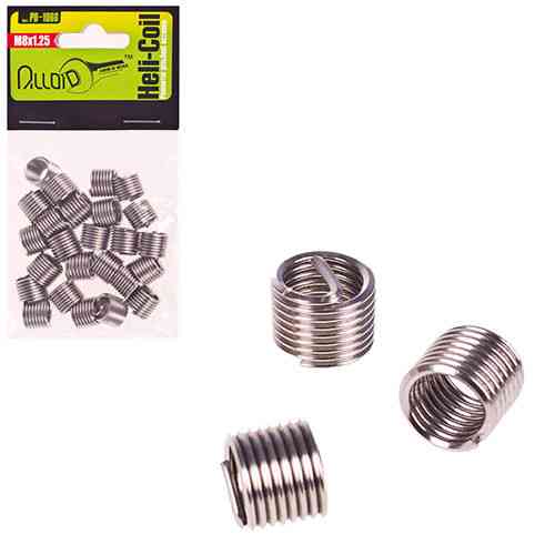 Ремонтні різьбові вставки M8х1.25. 25  шт Alloid Одесса