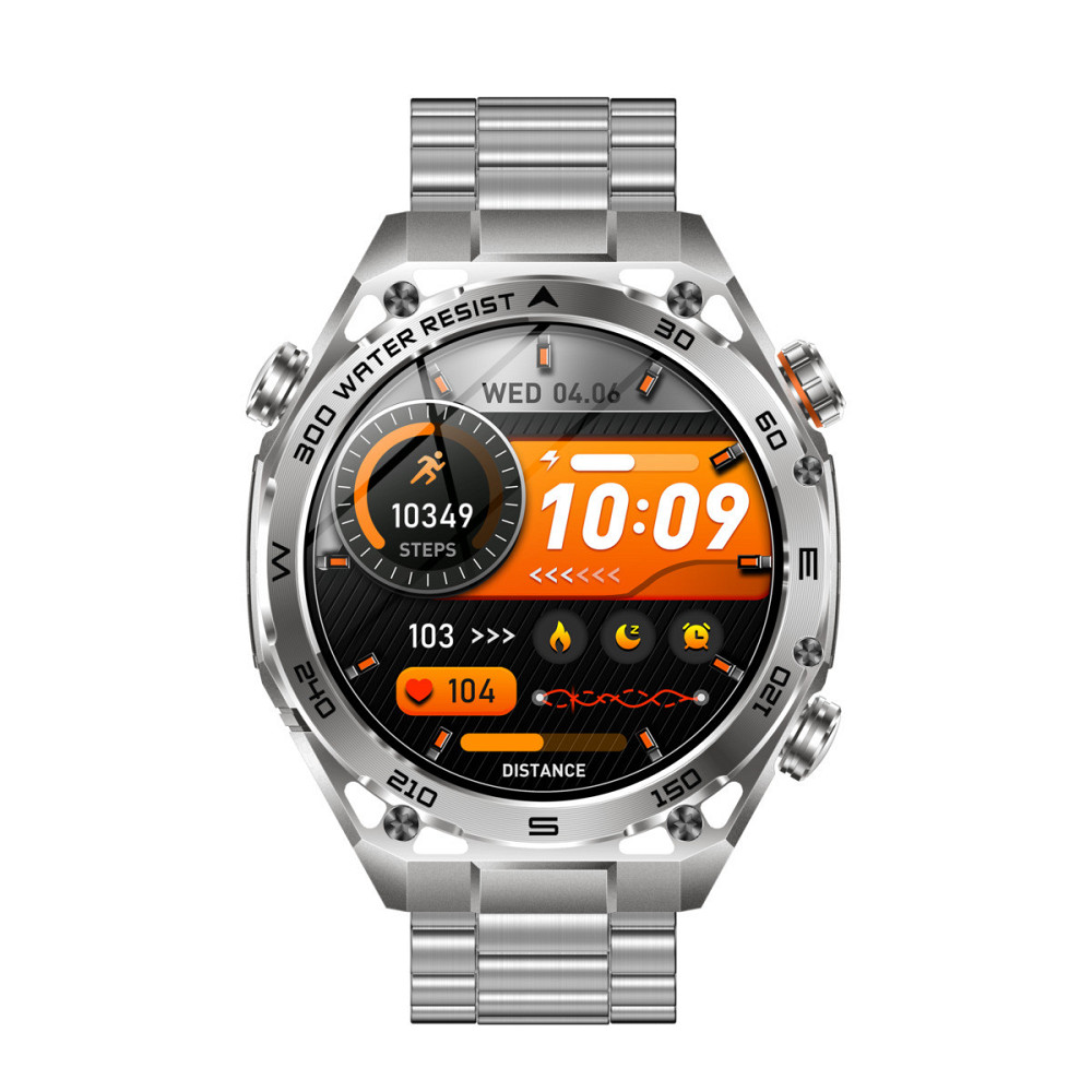 Умные смарт часы Smart Flash Steel Silver (2 ремешка) Винница - изображение 3
