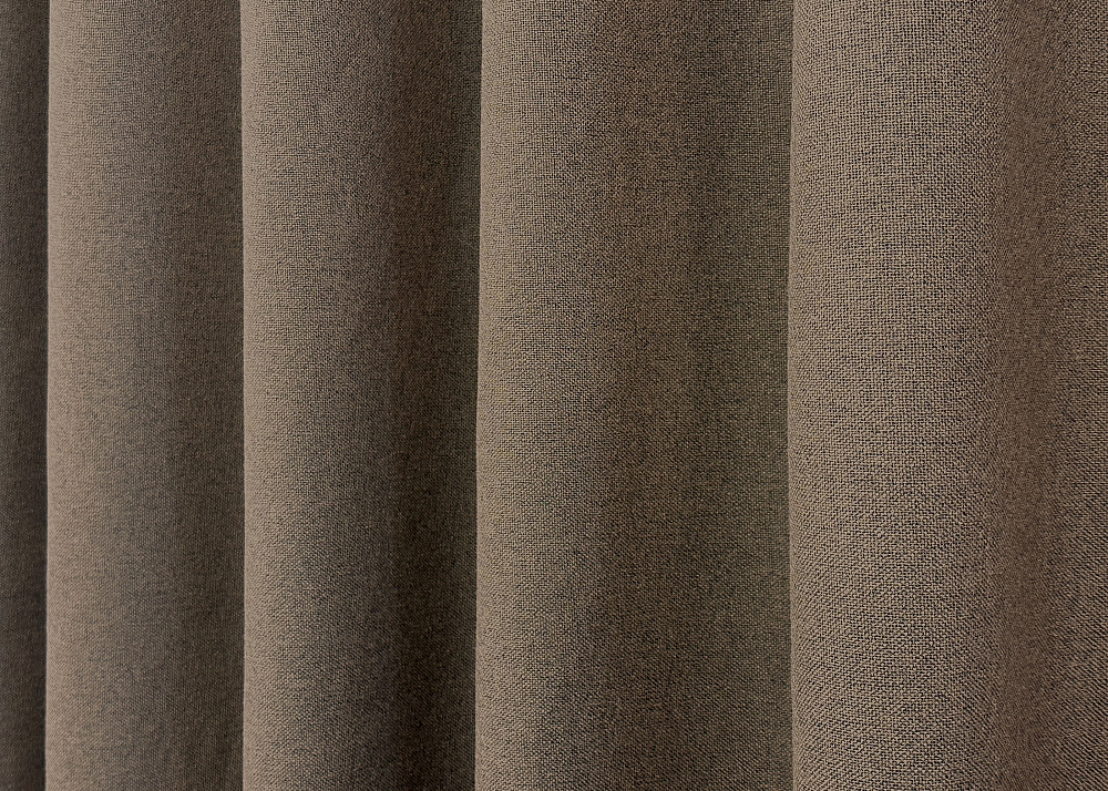 Комплект готовых штор VR-Textil Блэкаут двусторонний ASHEN NIGHT № 1854ш Коричневый 200х290 см 2 шт (32-228) Киев - изображение 8