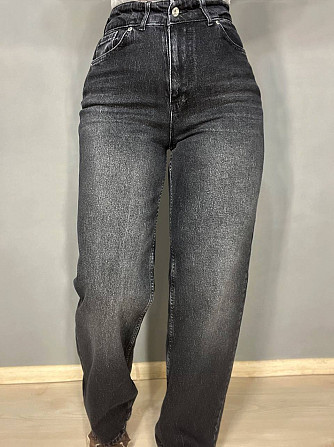 Джинси жіночі Q-4 Denim 561-70 палаццо рівні від стегна стрейчеві комфорт, чорний, 27, 27, 74 см, 10 Одеса - фото 4