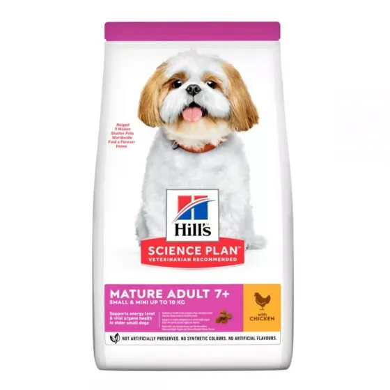 Корм для пожилых собак Хиллс Hills SP Mature Adult 7+ с курицей для мини и малых пород собак 3 кг Винница