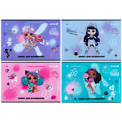 Альбом для рисования Kite LOL, 12 листов (LO25-241) Винница - изображение 1