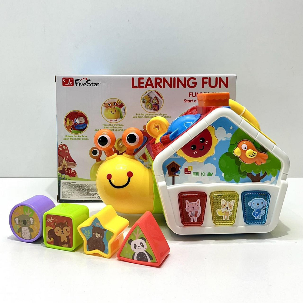 Сортер музична іграшка мелодії колесо вільного ходу звуки тварин пальчикові ігри (35969) Чернигов - изображение 1