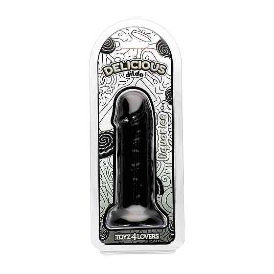 Фалоімітатор з ароматом лакриці - Toyz4lovers Delicious Dildo Liquorice, 15 см Sex Aura Київ