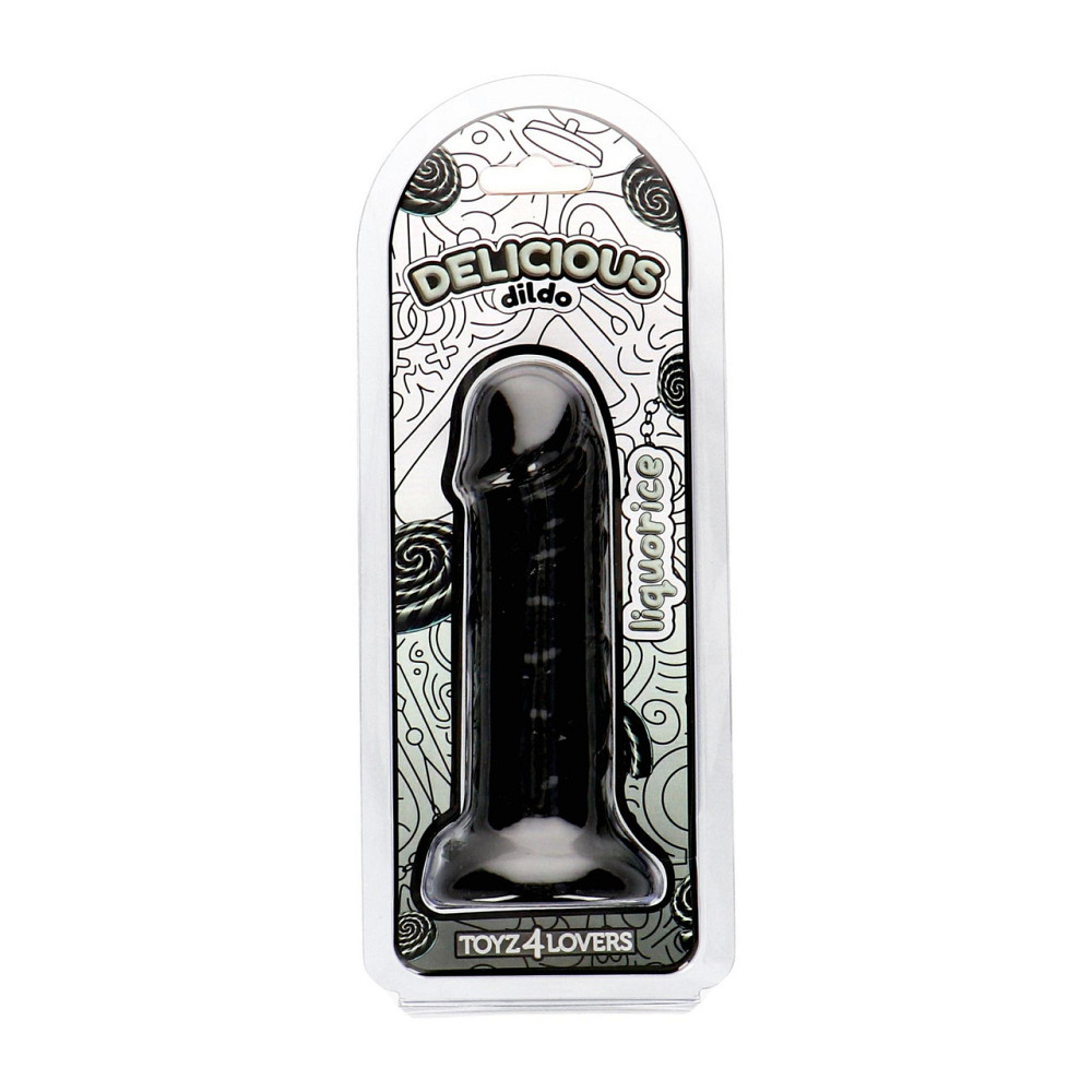 Фалоімітатор з ароматом лакриці - Toyz4lovers Delicious Dildo Liquorice, 15 см Sex Aura Київ - фото 2