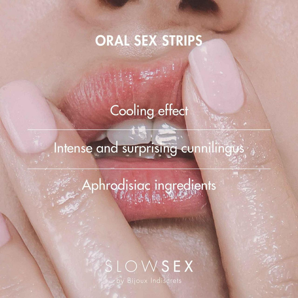 Полоски для орального секса Bijoux Indiscrets Slow Sex Oral sex strips Sex Aura Киев - изображение 3