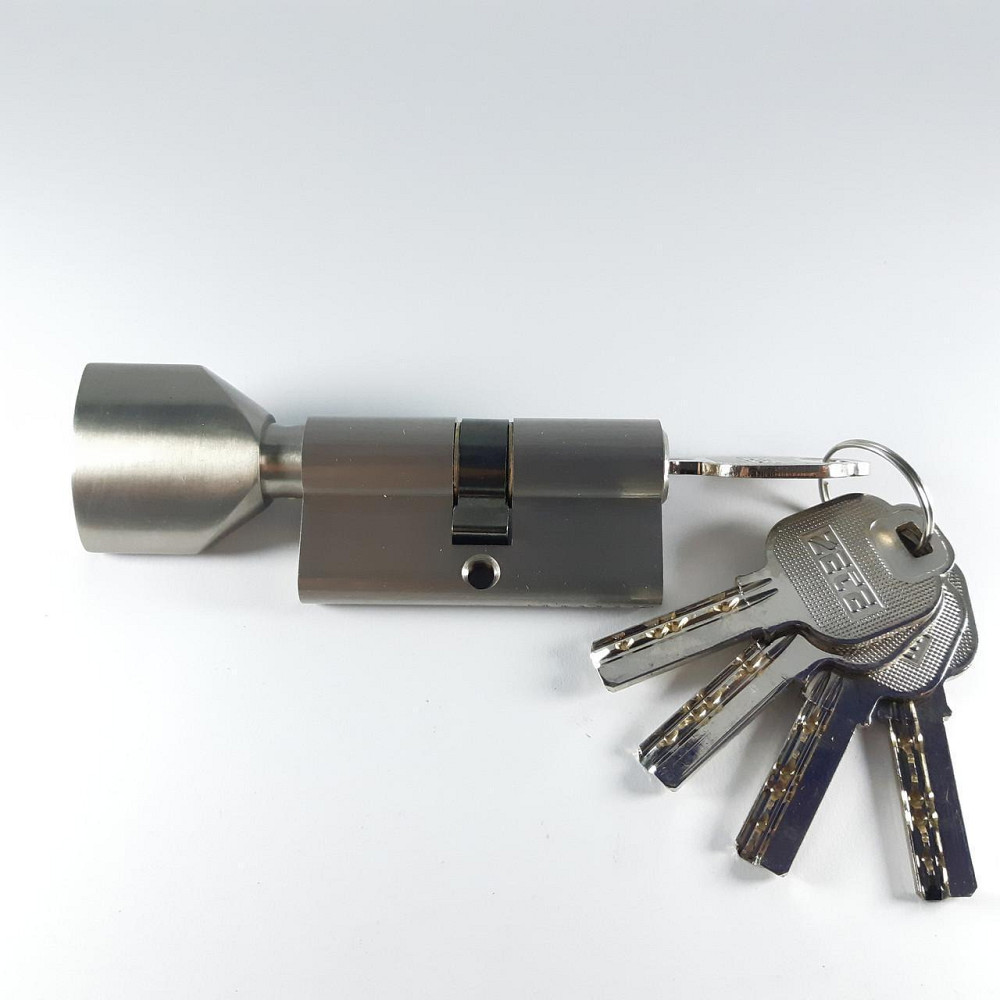 Циліндр ZETE СК-60 (30/30) латунь ручка Харків - фото 1