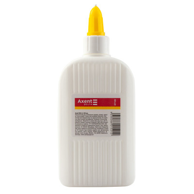 Клей Delta by Axent White glue, PVA, 200 мл, cap dispenser (D7123) Вінниця - фото 1