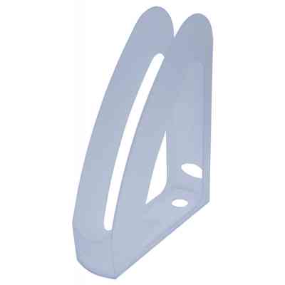 Лоток для бумаг Арника вертикальный РАДУГА,передняя стенка, прозрачный (80534) Винница