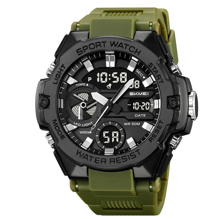 Водонепроницаемые электронные часы SKMEI, Военные часы для военнослужащих Защитные тактические PG-93 Ивано-Франковск - изображение 3