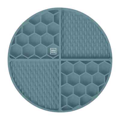 Универсальная посуда для животных WAUDOG Silicone Коврик для слизывания 21х21х3 см серый (235011) Винница