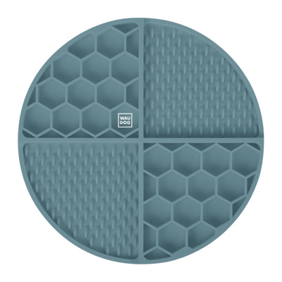 Универсальная посуда для животных WAUDOG Silicone Коврик для слизывания 21х21х3 см серый (235011) Винница - изображение 3