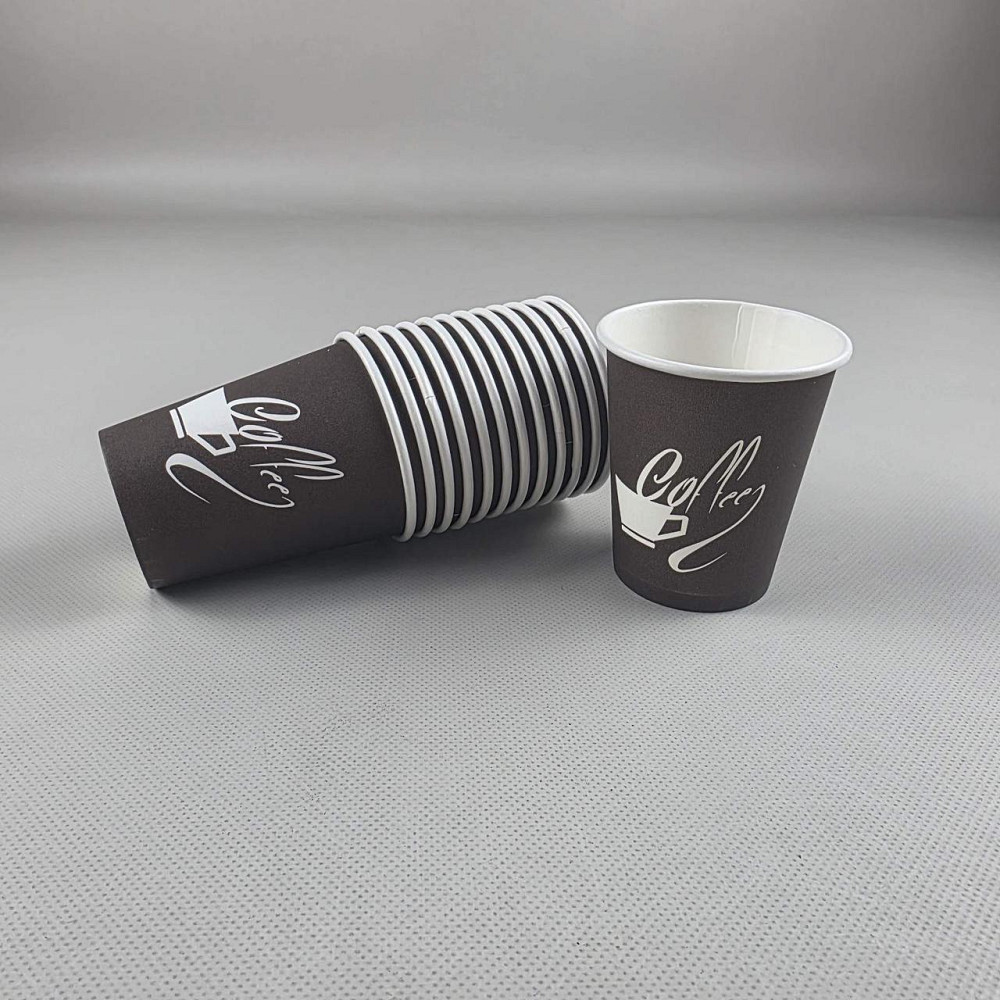 Паперові стакани кольорові 175 мл "Coffee" Маэстро (50 шт) Харків - фото 1