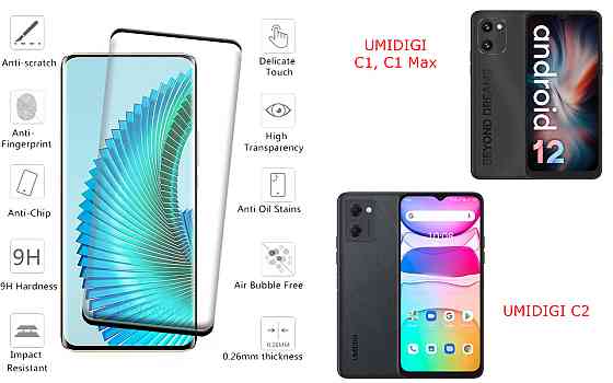 Захисне скло HyperGlass Pro для UMIDIGI G1, G1 Max, G2 – максимальна чутливість та захист Київ