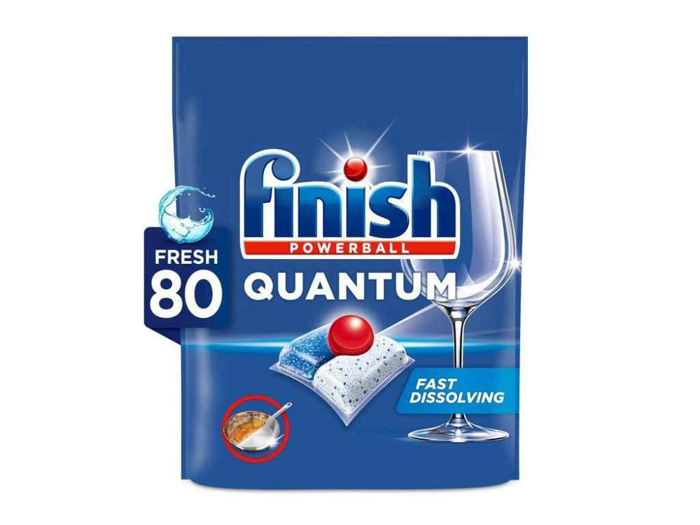 Капсулы для посудомоечных машин 80шт Quantum All in 1 ТМ FINISH Киев - изображение 1
