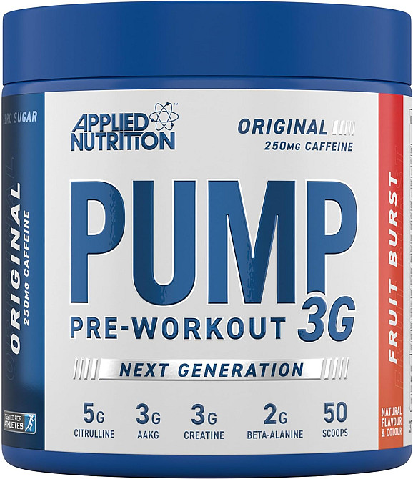 Передтренувальний комплекс Applied Nutrition Pump 3G 375 g (Fruit Burst) Луцьк - фото 1