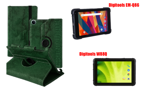 Чехол Spinner360 для планшета Digitools EM-Q86, W88Q, цвет Reptyliya Киев