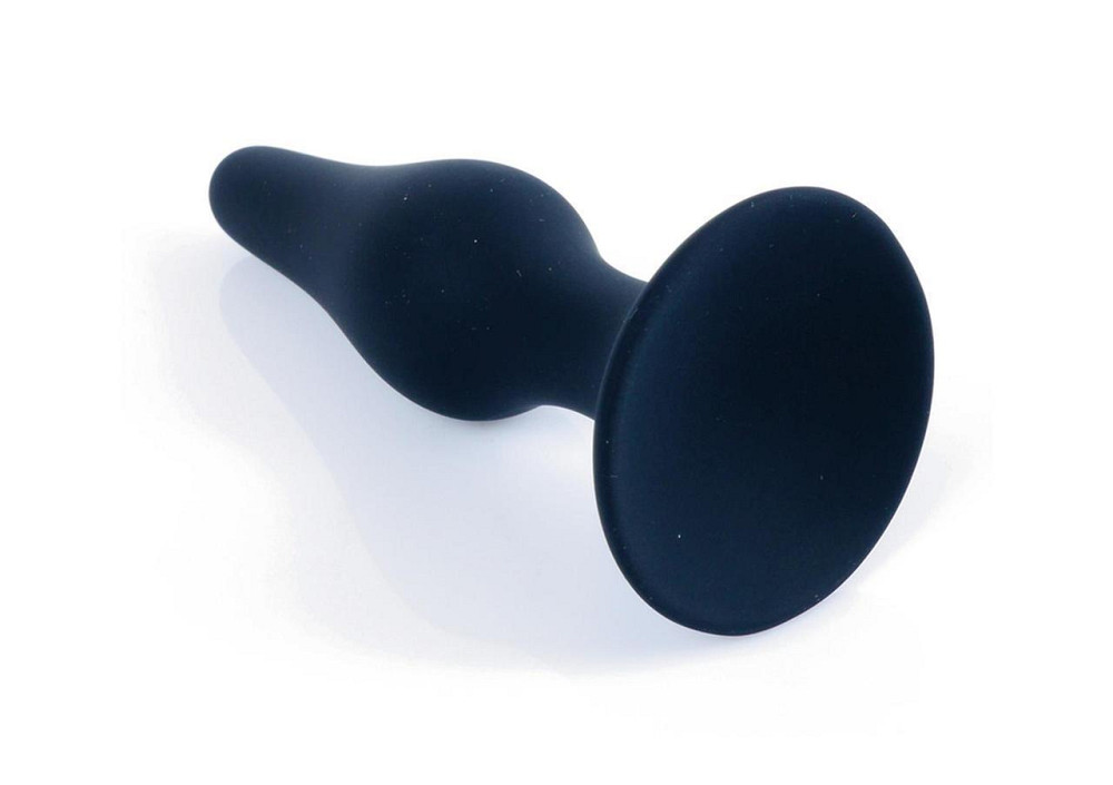Анальна пробка - Silicone Black Plug M Sex Aura Київ - фото 2