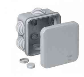 Коробка розподільча РК2 зовнішня сіра 70*70 Харків