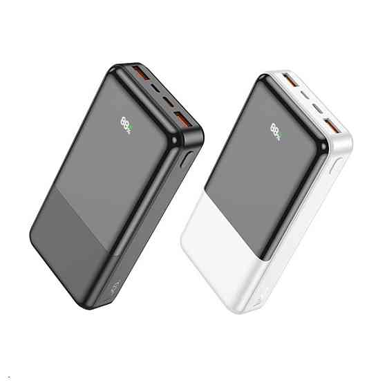 Зовнішній акумулятор HOCO J108A Universe 22.5W fully compatible power bank(20000mAh) White Киев