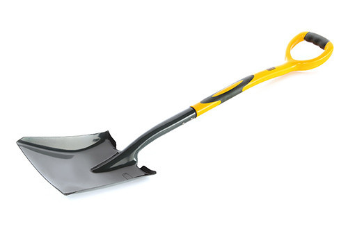 Лопата з фібергласовою ручкою совкова 230×280×1050мм СИЛА Київ - фото 1