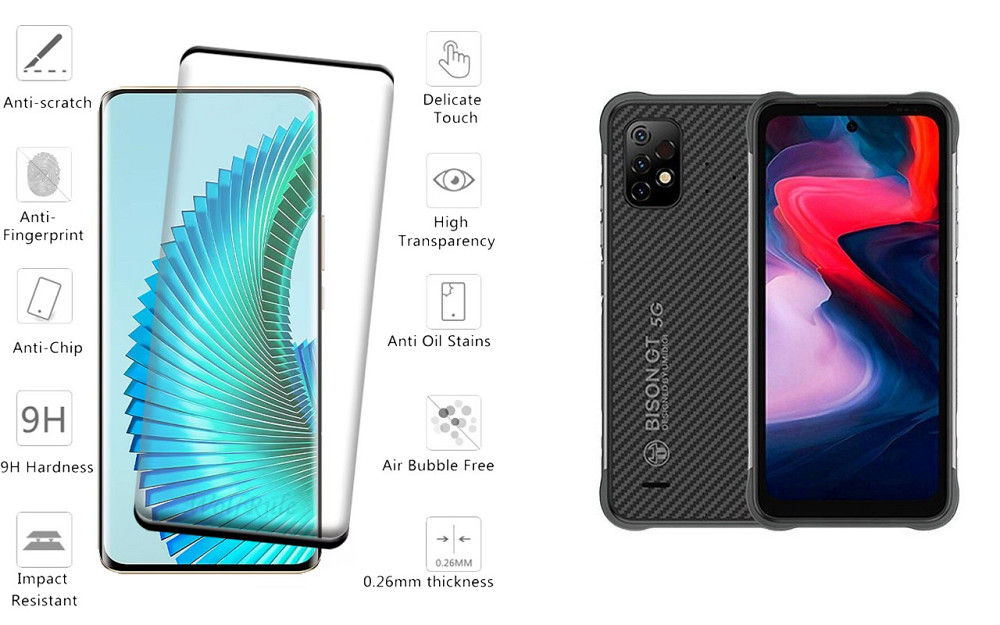 Захисне скло HyperGlass Pro для Umidigi Bison X10, X10G, X10S, X10 Pro – максимальна чутливість та захист Київ - фото 2