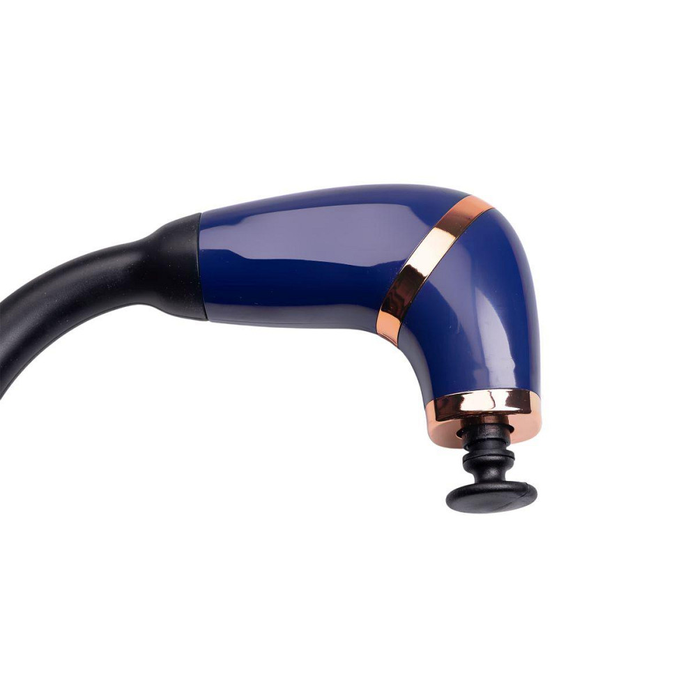 Перкуссионный ручной массажер аккумуляторный 17 Вт зарядка от USB до 3200 об/мин Синий HP-11-11BL Киев - изображение 3