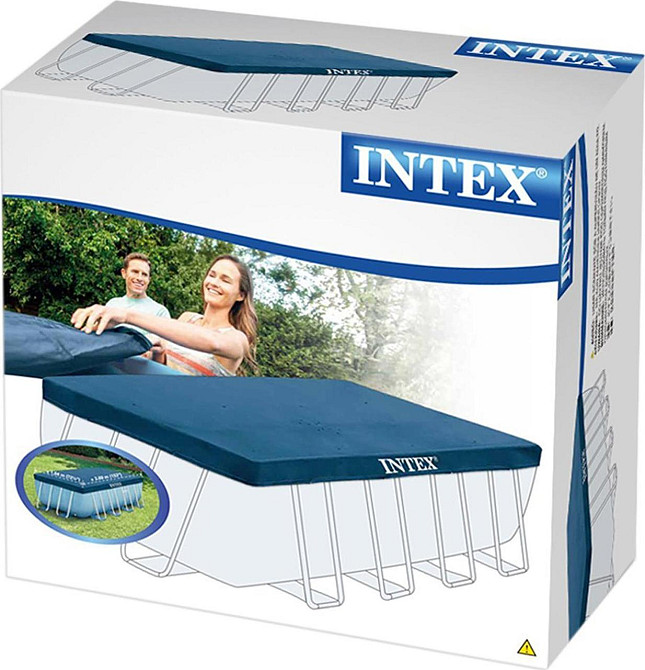 Накриття для каркасного басейну Intex 400x200 см Київ - фото 2