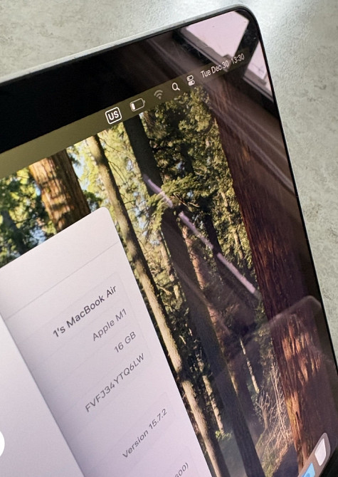 Macbook M1 air 16/256 silver. Киев - изображение 2