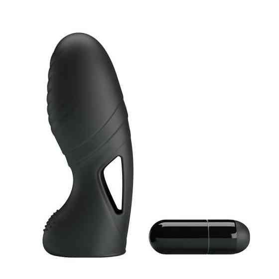 Насадка на палець - Pretty Love Alan Finger Vibrator Black Sex Aura Київ