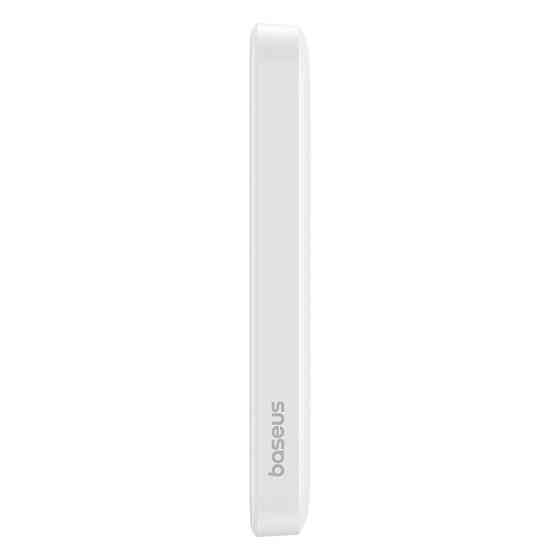 Павербанк 5000 mAh Baseus Mini 20W быстрая зарядка магнитная беспроводная зарядка Stellar White power bank повербанк Одесса