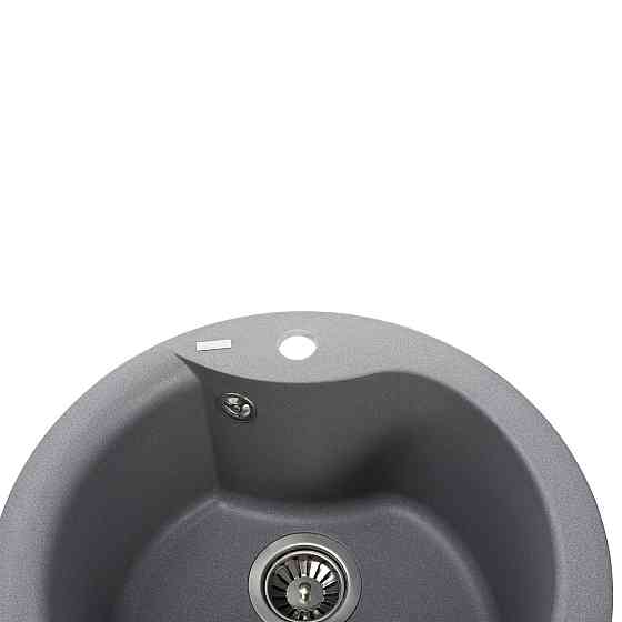 Гранітна мийка Globus Lux ORTA сірий металік 485мм-А0003 (000021054) Київ