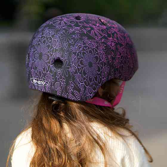 Захисний шолом Micro - Рожево-пурпурова мандала Днепр
