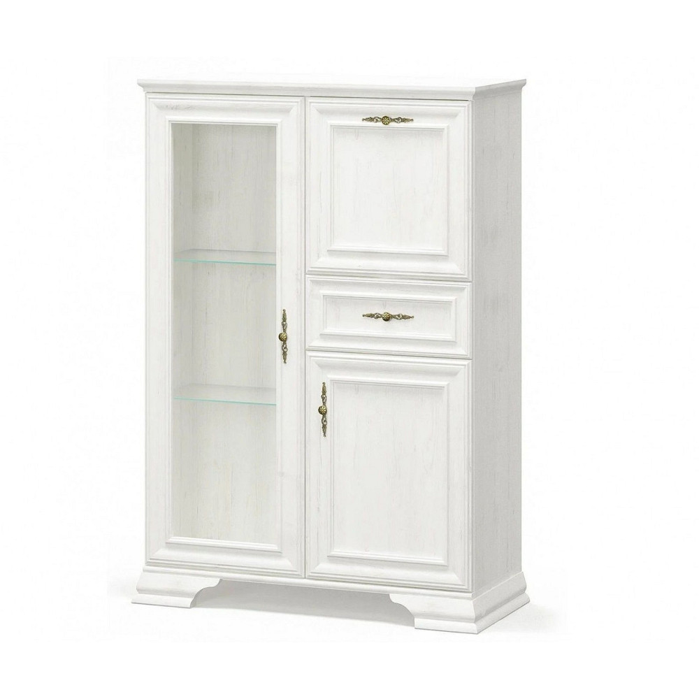 Бар 1В2Д1Ш Ирис (93.4х39х133 см) Мебель Сервис - Андерсон пайн / Дуб золотой Львов - изображение 2