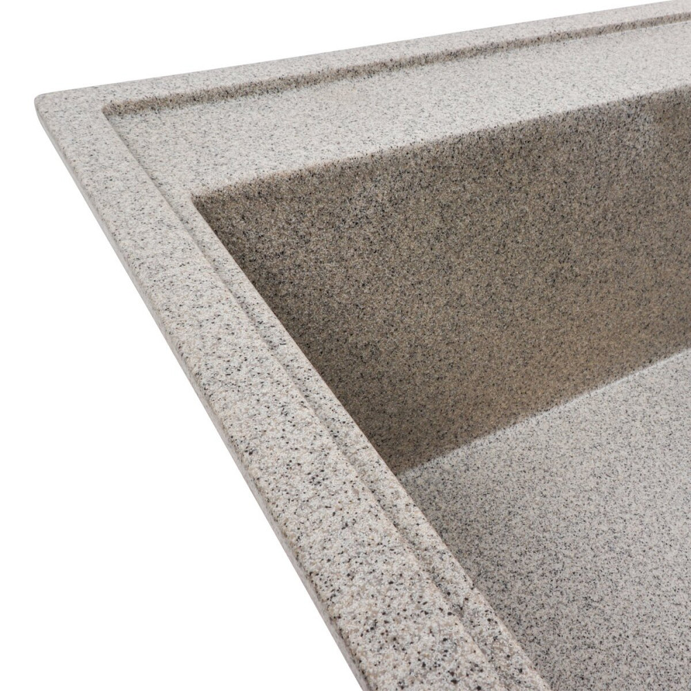 Гранітна мийка для кухні VALESO AZURIT 7950 матова Сірий Коломыя - изображение 2