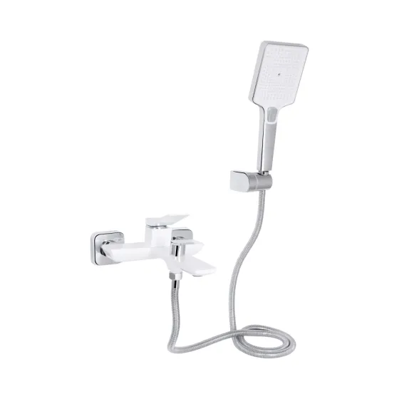 Змішувач для ванни Qtap Presto з душовим гарнітуром QTPRE259CRW45579 хром/білий Київ