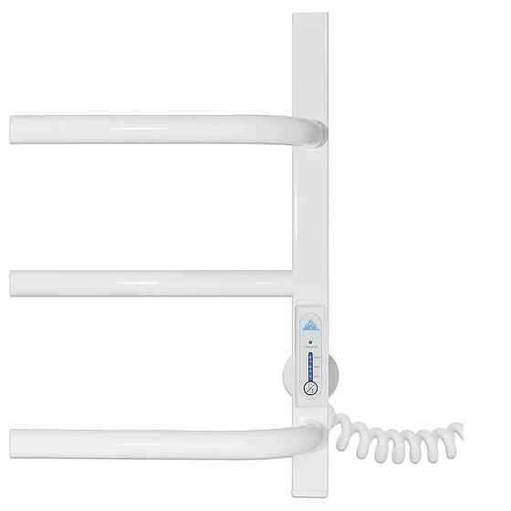 Електричний полотенцесушитель Laris Зебра Комфорт ЧК6 500Х600 Е білий Київ