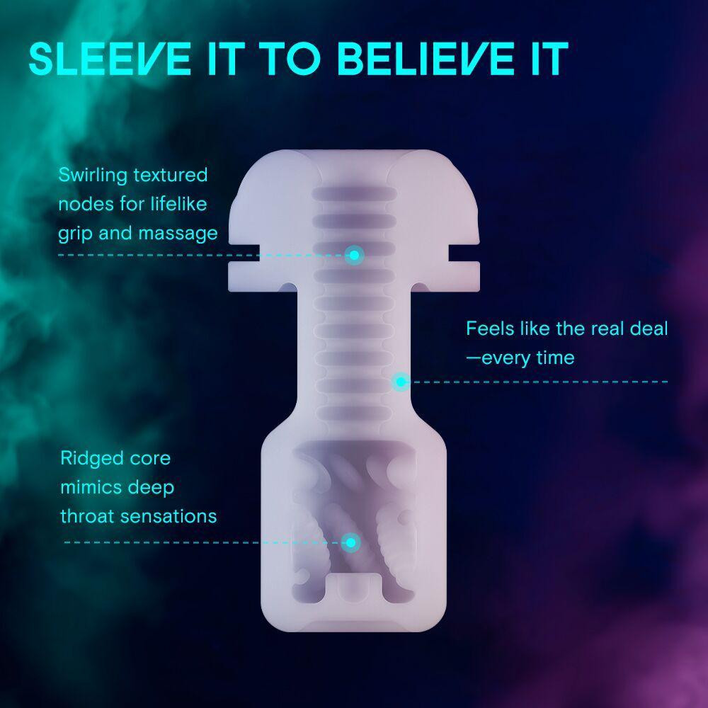 Смарт-мастурбатор Kaotik Labs The Cocoon, режим edging, пульсації, підігрів до 42 °C Sex Aura Київ - фото 10
