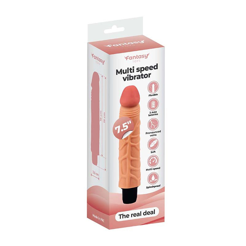 Реалистичный вибратор Soft Vibrator 18.5 cm – The Real Deal Sex Aura Киев - изображение 8