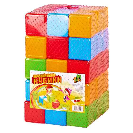 Игровой набор цветных кубиков 09065, 45 шт Винница