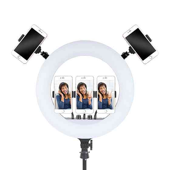 Кільцева лампа 45см LED RL-18 зі штативом 210см AC Prof Київ